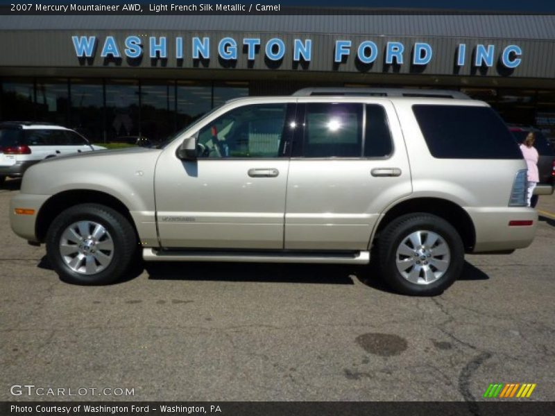 Light French Silk Metallic / Camel 2007 Mercury Mountaineer AWD