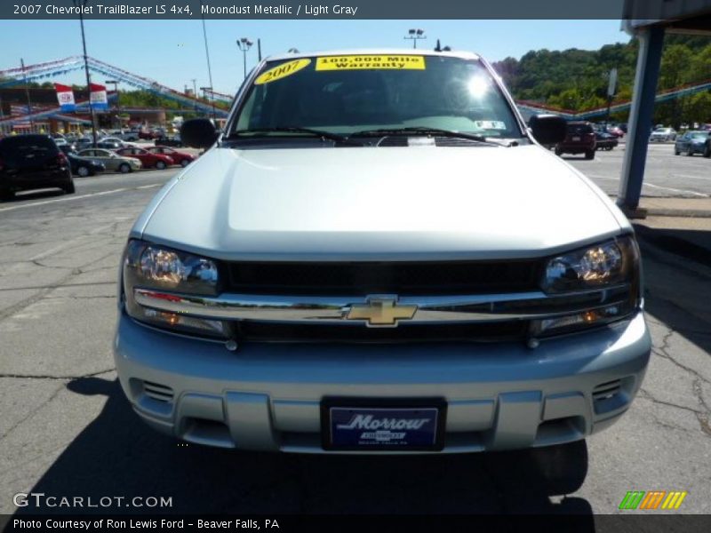 Moondust Metallic / Light Gray 2007 Chevrolet TrailBlazer LS 4x4