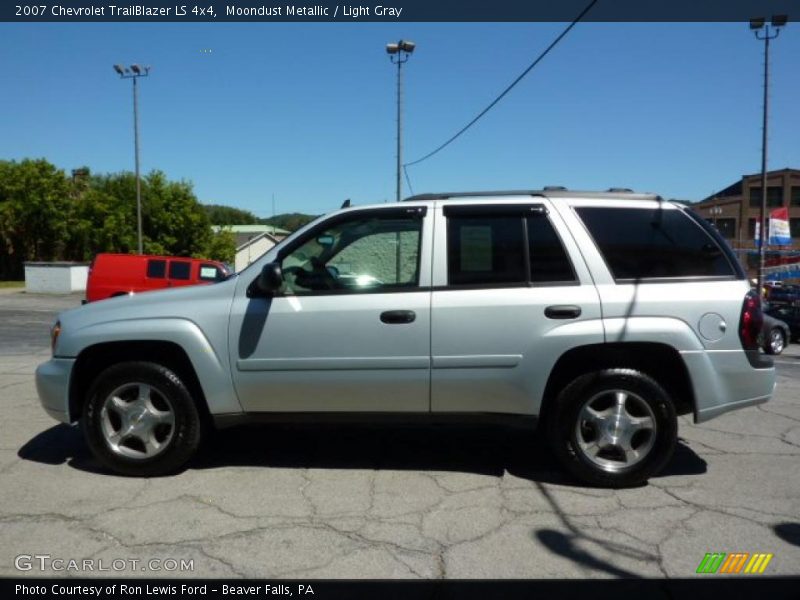 Moondust Metallic / Light Gray 2007 Chevrolet TrailBlazer LS 4x4