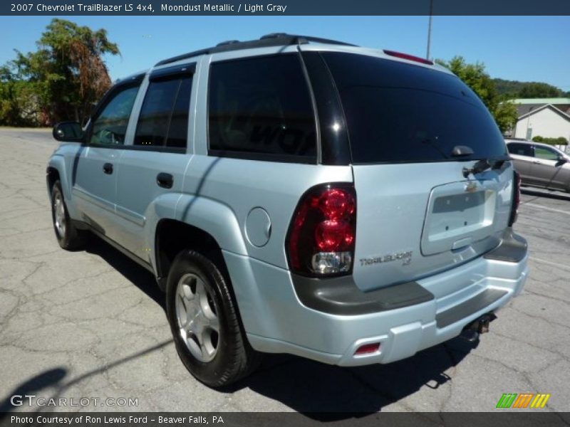 Moondust Metallic / Light Gray 2007 Chevrolet TrailBlazer LS 4x4