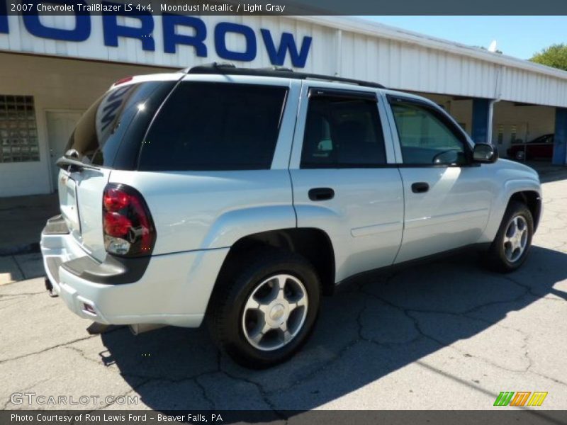 Moondust Metallic / Light Gray 2007 Chevrolet TrailBlazer LS 4x4