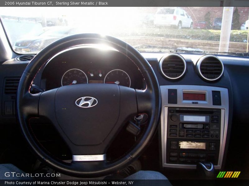 Sterling Silver Metallic / Black 2006 Hyundai Tiburon GT