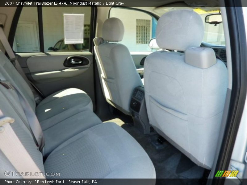 Moondust Metallic / Light Gray 2007 Chevrolet TrailBlazer LS 4x4