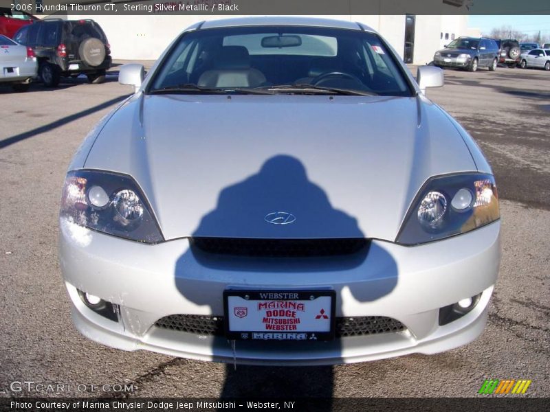 Sterling Silver Metallic / Black 2006 Hyundai Tiburon GT