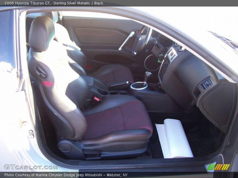 Sterling Silver Metallic / Black 2006 Hyundai Tiburon GT