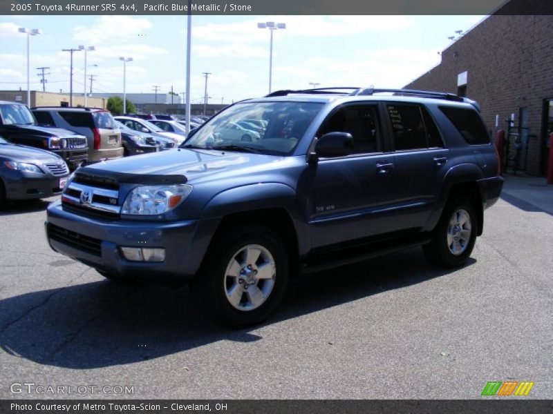 Pacific Blue Metallic / Stone 2005 Toyota 4Runner SR5 4x4