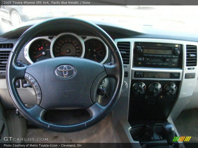 Pacific Blue Metallic / Stone 2005 Toyota 4Runner SR5 4x4