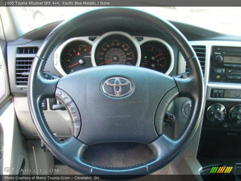 Pacific Blue Metallic / Stone 2005 Toyota 4Runner SR5 4x4
