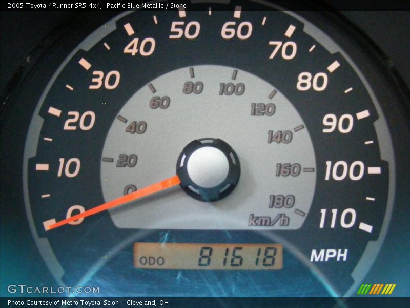 Pacific Blue Metallic / Stone 2005 Toyota 4Runner SR5 4x4