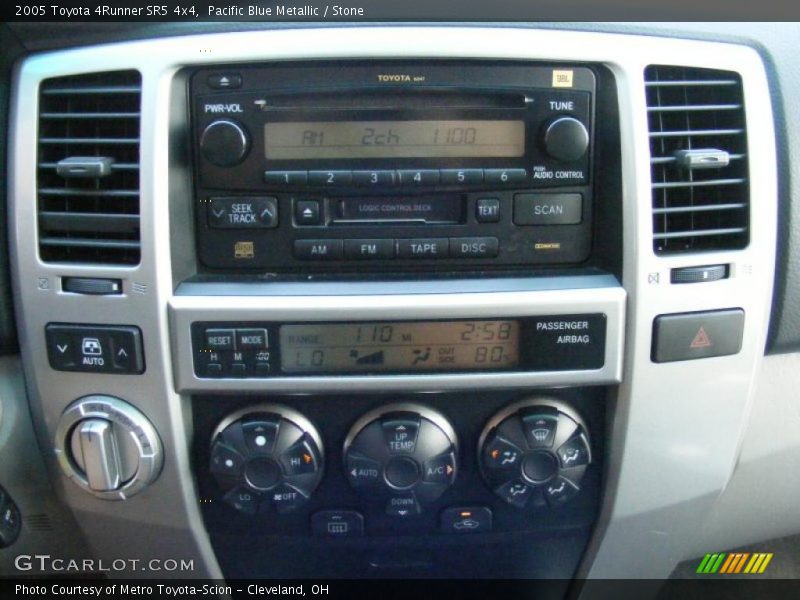 Pacific Blue Metallic / Stone 2005 Toyota 4Runner SR5 4x4