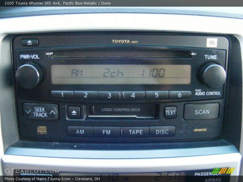 Pacific Blue Metallic / Stone 2005 Toyota 4Runner SR5 4x4