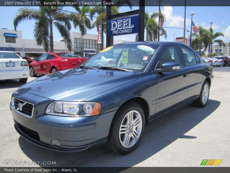 Barents Blue Metallic / Taupe/Light Taupe 2007 Volvo S60 2.5T