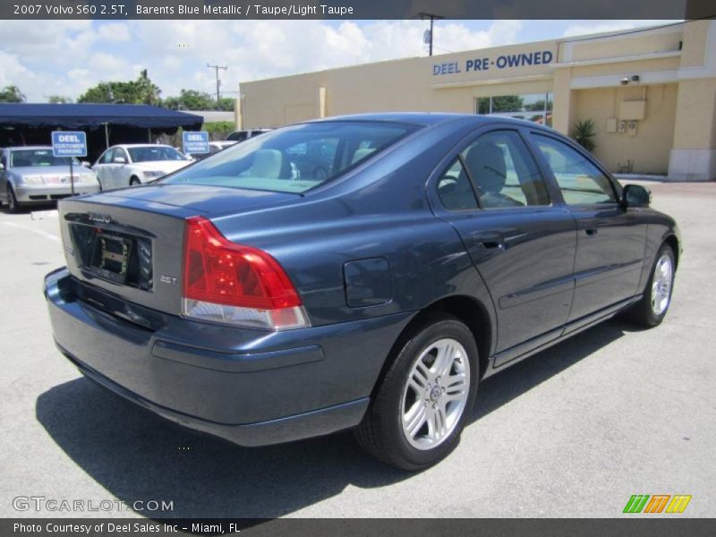 Barents Blue Metallic / Taupe/Light Taupe 2007 Volvo S60 2.5T