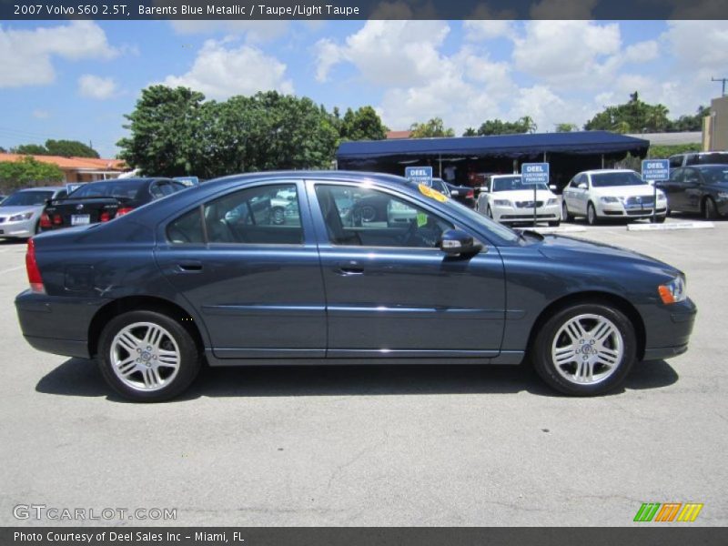 Barents Blue Metallic / Taupe/Light Taupe 2007 Volvo S60 2.5T