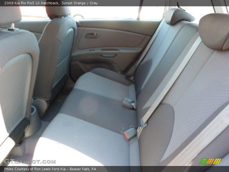 Sunset Orange / Gray 2009 Kia Rio Rio5 LX Hatchback