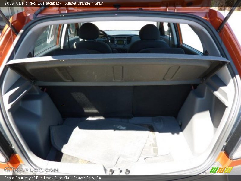 Sunset Orange / Gray 2009 Kia Rio Rio5 LX Hatchback