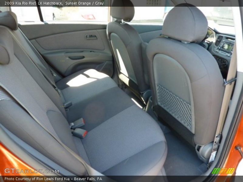 Sunset Orange / Gray 2009 Kia Rio Rio5 LX Hatchback