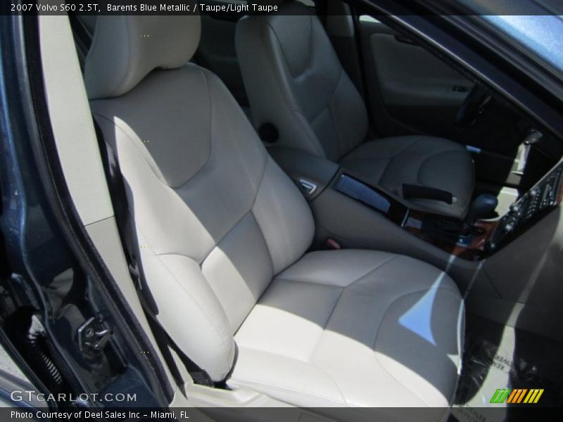 Barents Blue Metallic / Taupe/Light Taupe 2007 Volvo S60 2.5T