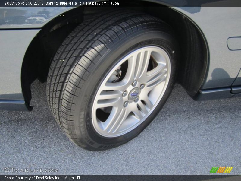 Barents Blue Metallic / Taupe/Light Taupe 2007 Volvo S60 2.5T