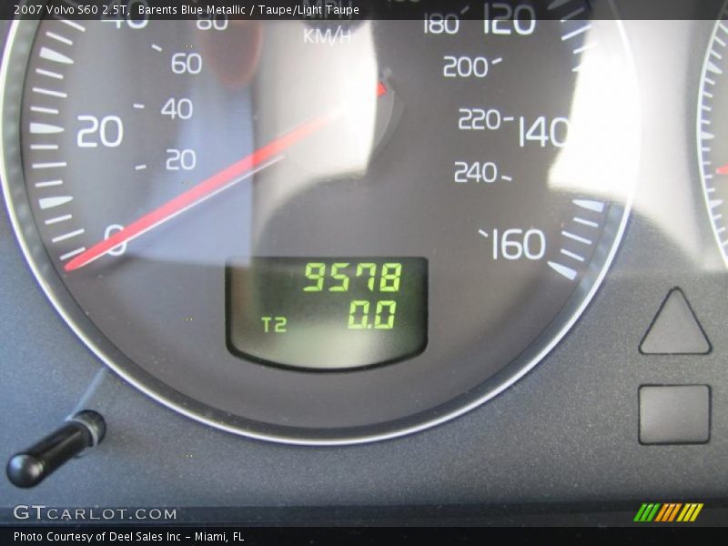 Barents Blue Metallic / Taupe/Light Taupe 2007 Volvo S60 2.5T