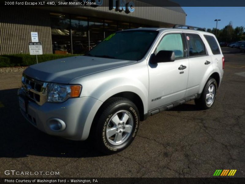 Silver Metallic / Stone 2008 Ford Escape XLT 4WD