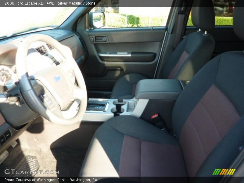 Silver Metallic / Stone 2008 Ford Escape XLT 4WD