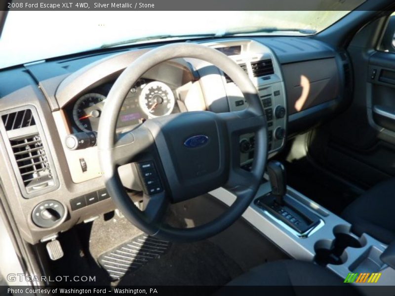 Silver Metallic / Stone 2008 Ford Escape XLT 4WD