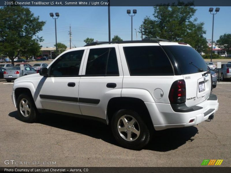 Summit White / Light Gray 2005 Chevrolet TrailBlazer LS 4x4