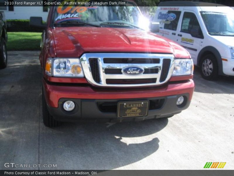 Redfire Metallic / Medium Dark Flint 2010 Ford Ranger XLT SuperCab
