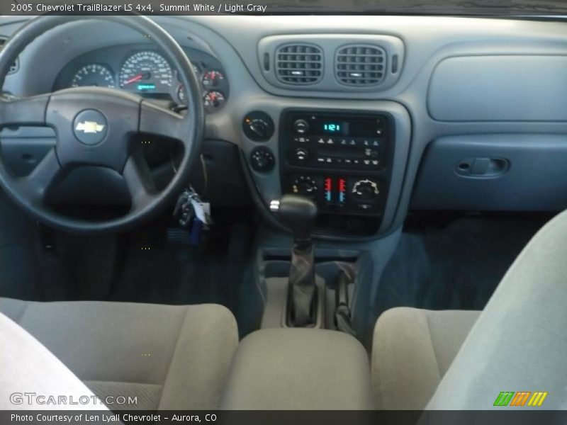 Summit White / Light Gray 2005 Chevrolet TrailBlazer LS 4x4