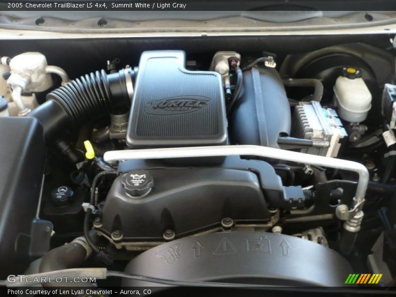 Summit White / Light Gray 2005 Chevrolet TrailBlazer LS 4x4