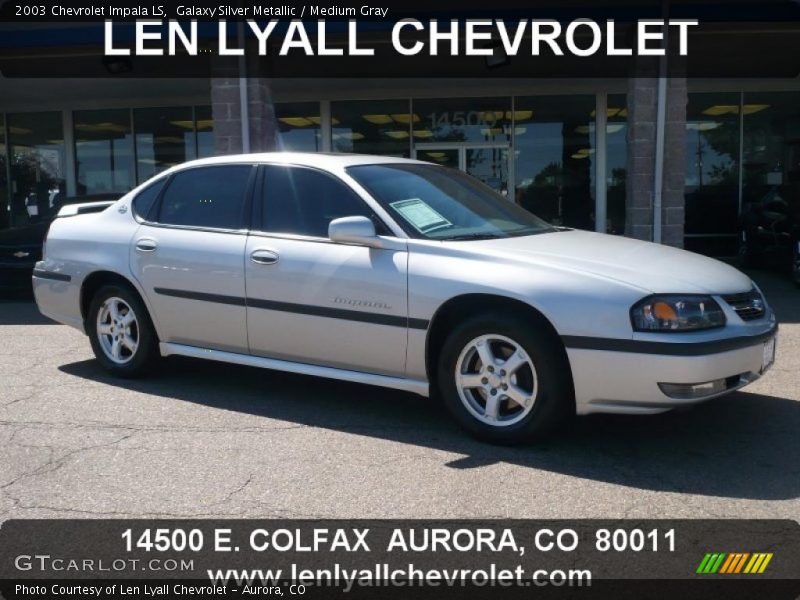Galaxy Silver Metallic / Medium Gray 2003 Chevrolet Impala LS