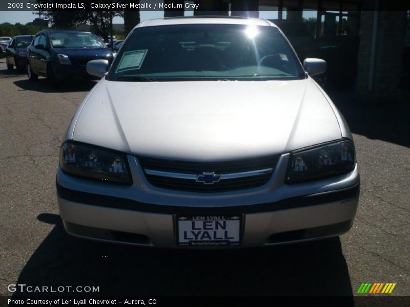 Galaxy Silver Metallic / Medium Gray 2003 Chevrolet Impala LS