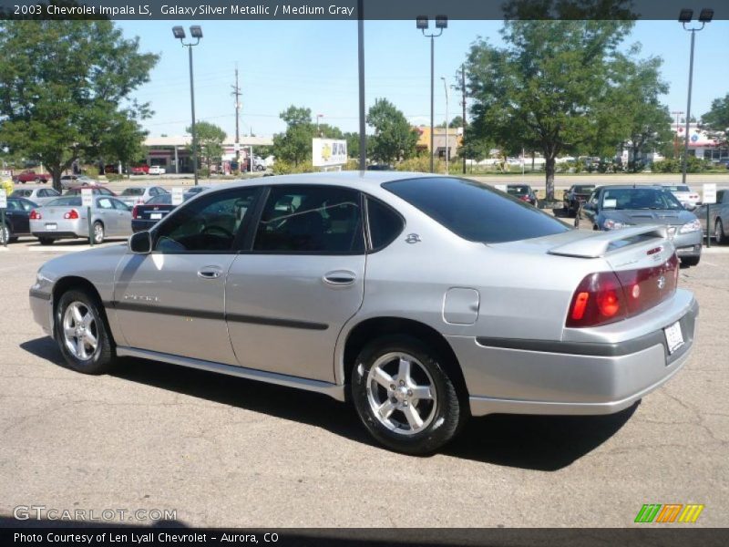 Galaxy Silver Metallic / Medium Gray 2003 Chevrolet Impala LS