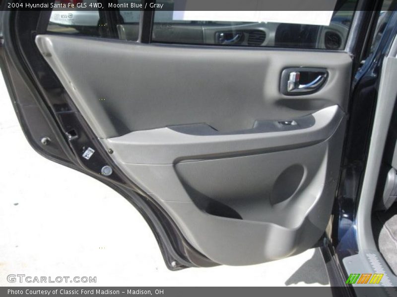 Moonlit Blue / Gray 2004 Hyundai Santa Fe GLS 4WD