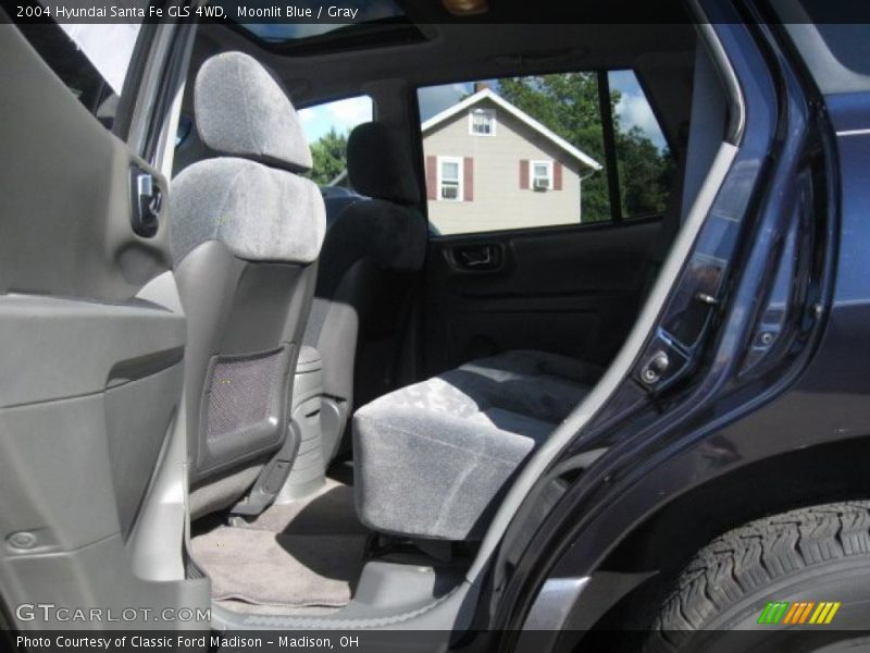Moonlit Blue / Gray 2004 Hyundai Santa Fe GLS 4WD