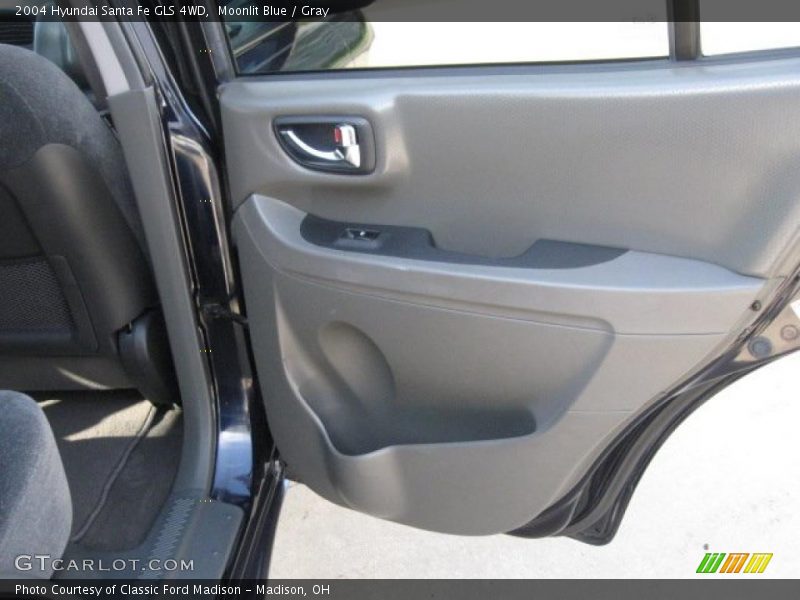 Moonlit Blue / Gray 2004 Hyundai Santa Fe GLS 4WD