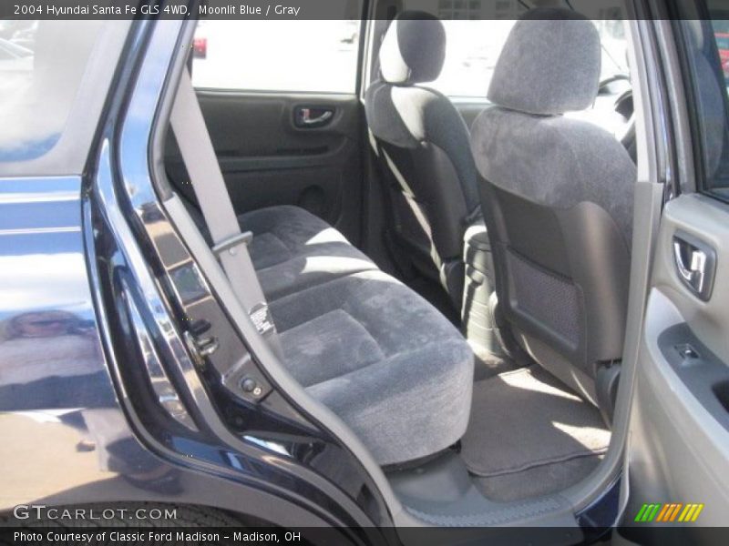 Moonlit Blue / Gray 2004 Hyundai Santa Fe GLS 4WD