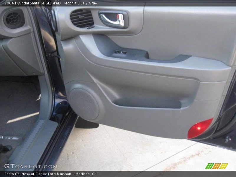 Moonlit Blue / Gray 2004 Hyundai Santa Fe GLS 4WD