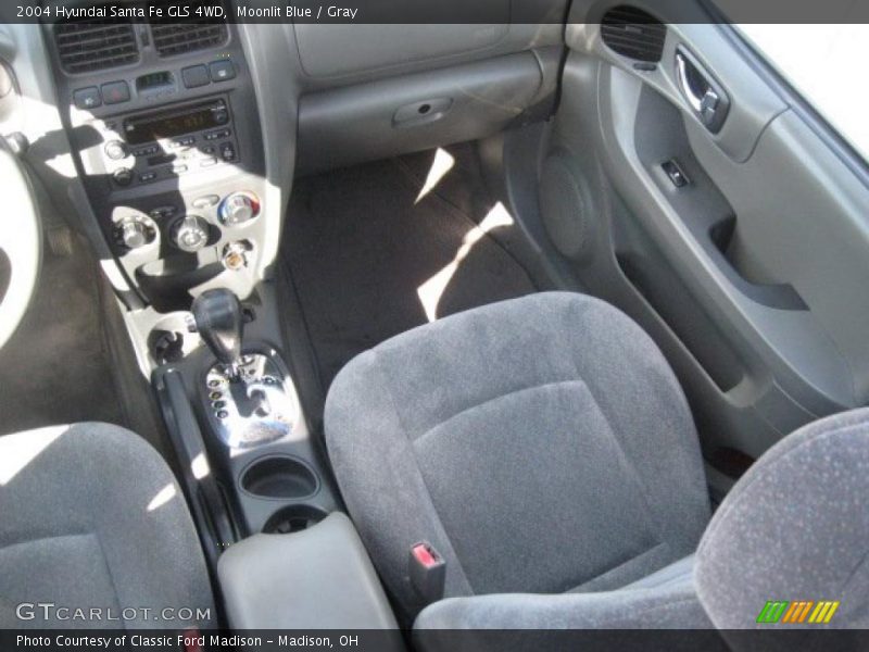 Moonlit Blue / Gray 2004 Hyundai Santa Fe GLS 4WD