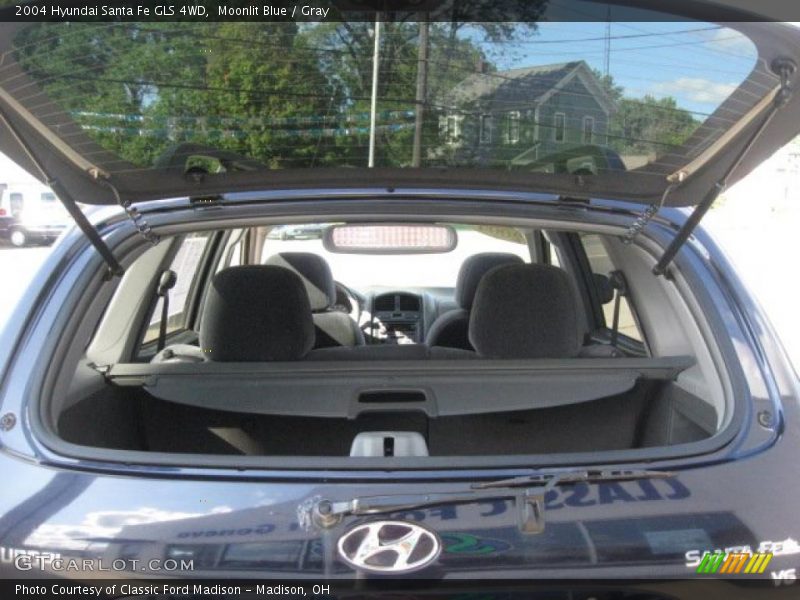Moonlit Blue / Gray 2004 Hyundai Santa Fe GLS 4WD