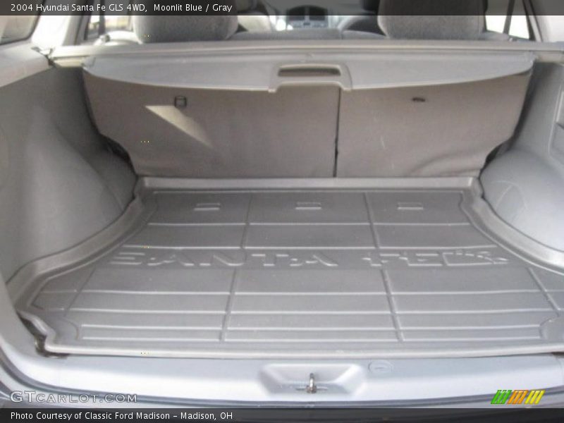 Moonlit Blue / Gray 2004 Hyundai Santa Fe GLS 4WD