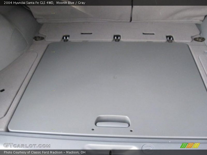 Moonlit Blue / Gray 2004 Hyundai Santa Fe GLS 4WD