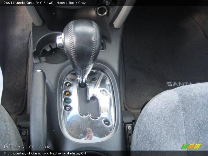 Moonlit Blue / Gray 2004 Hyundai Santa Fe GLS 4WD