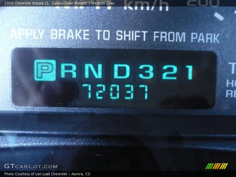 Galaxy Silver Metallic / Medium Gray 2003 Chevrolet Impala LS
