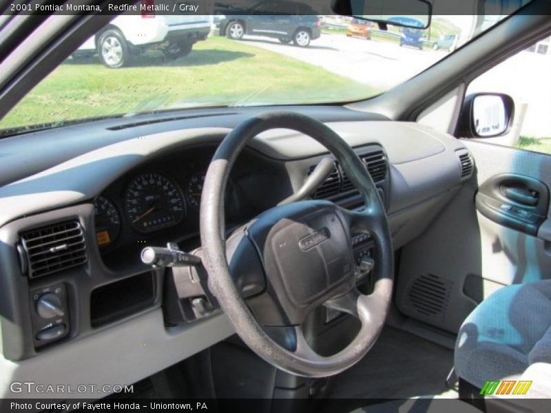 Redfire Metallic / Gray 2001 Pontiac Montana