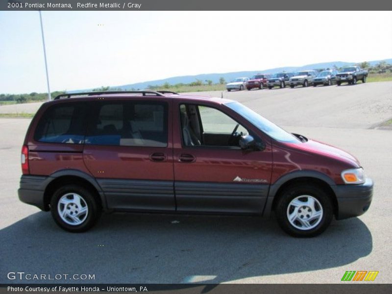 Redfire Metallic / Gray 2001 Pontiac Montana