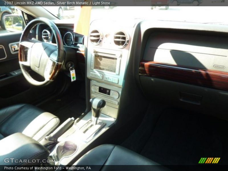 Silver Birch Metallic / Light Stone 2007 Lincoln MKZ AWD Sedan