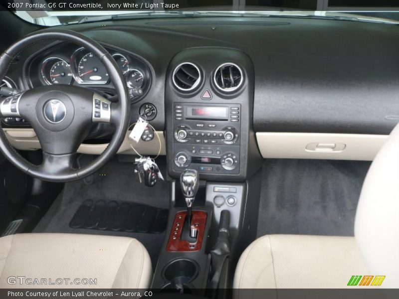 Ivory White / Light Taupe 2007 Pontiac G6 GT Convertible