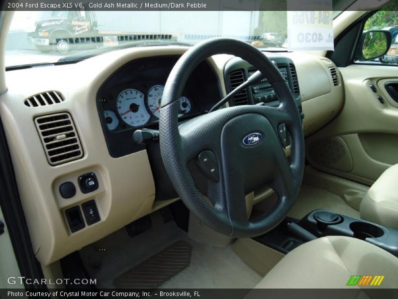 Gold Ash Metallic / Medium/Dark Pebble 2004 Ford Escape XLS V6